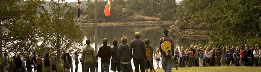 Campers by the Lake